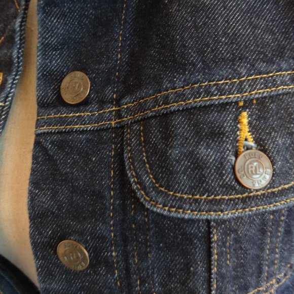 Polo Ralph Lauren Jean Jacket Size M - Picture 3 of 6
